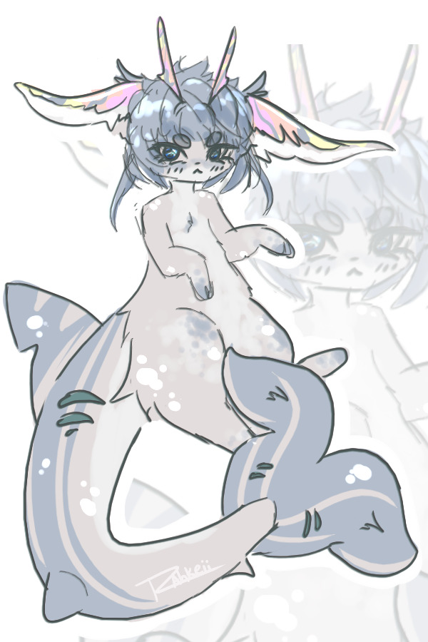 ♡ CLOSED ♡ fish anthro adopt 002