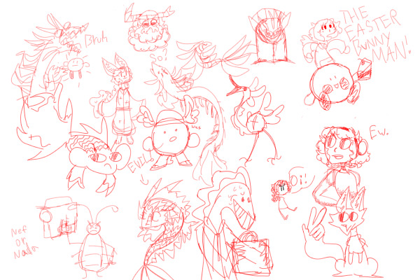 The chaos of sketching,Pts3:A mess full of randomness.