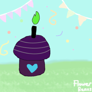 Flower Beanz - Birthday Cupcake