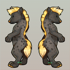 Gilded hyena