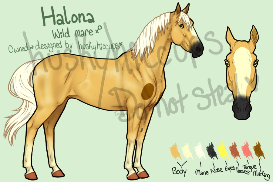 Halona Horse Reference Sheet V.2