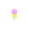 Pink Lollipop w/ Golden Yellow Ribbon (V.2)