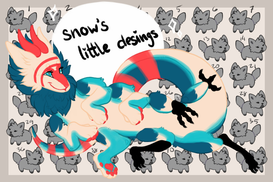 snow's little design shop [CUSTOMS OPEN]