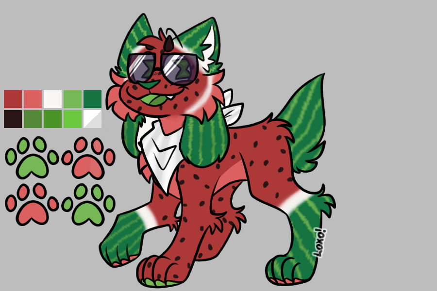 watermelon kittydog