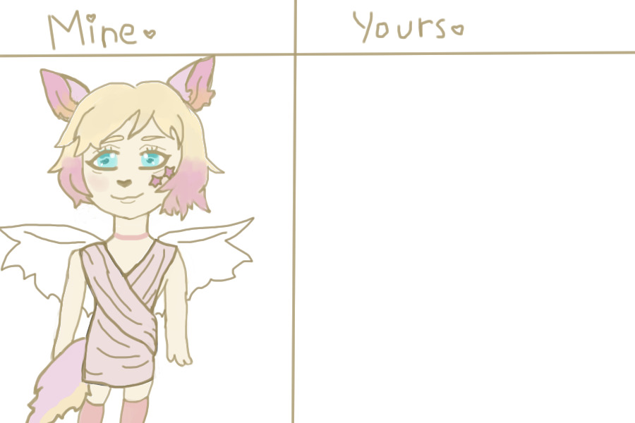 mine vs yours <3