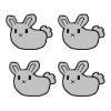 4 bunny beans