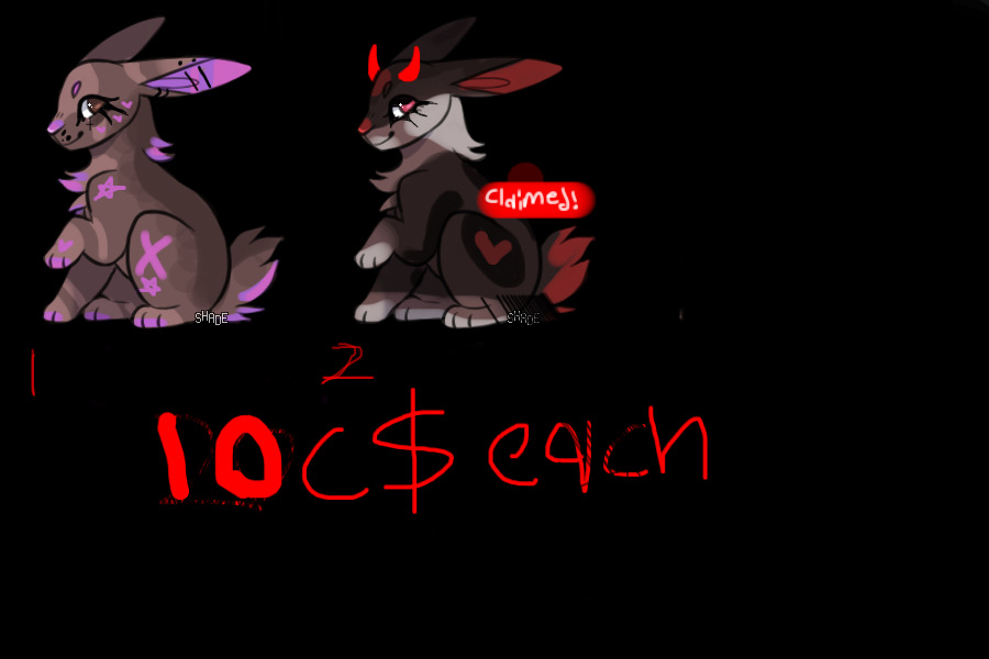 bnuuys up for adopts ! Now 10c$ !!!