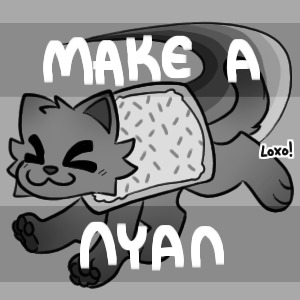 make a nyan cat !!
