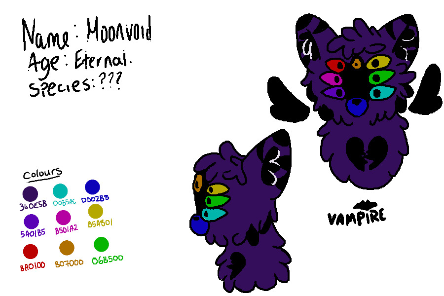 Moonvoid reference sheet