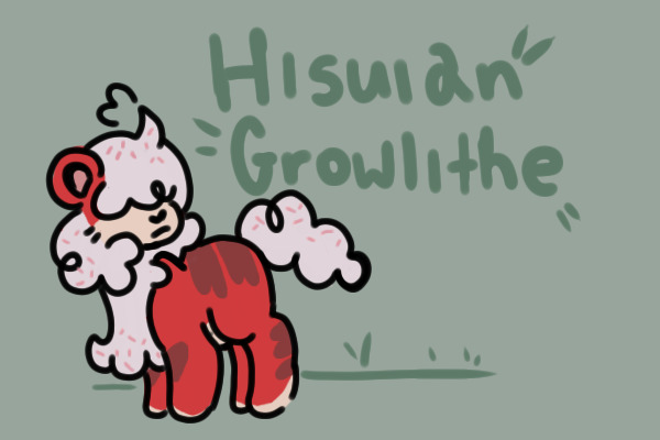 Hisuian Growlithe OC