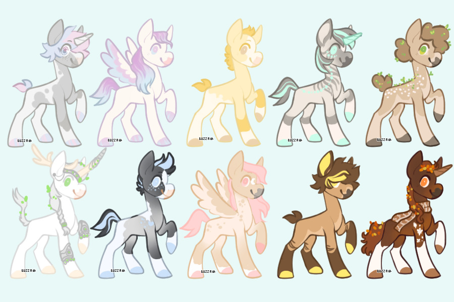 a lot of ponies