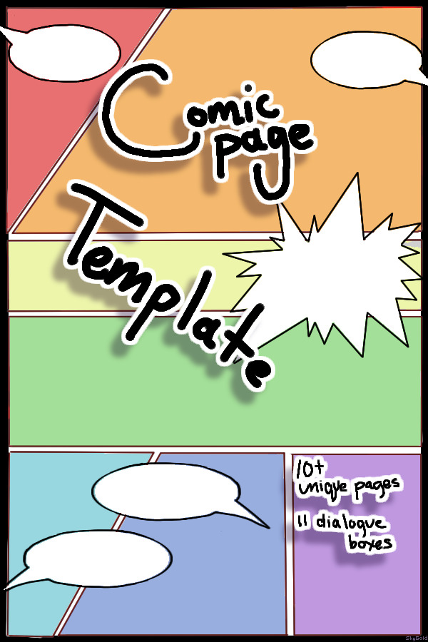 Comic Page template