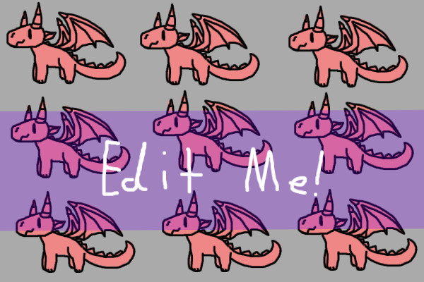 9 little dragons editable