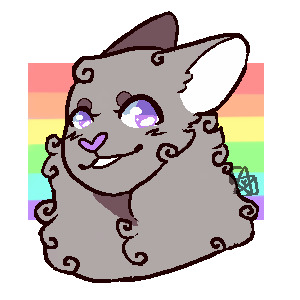 Curly Fur kitty icon
