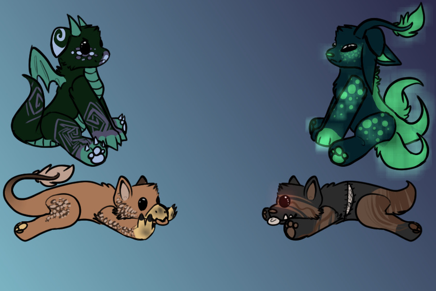 Adopts batch #3 ! (Mythical/mysterious creatures)