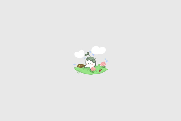 he's on a picnic