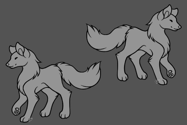 Fluffy Wolf