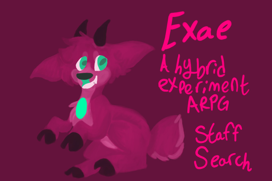 Exae - a hybrid experiment ARPG - Staff Search