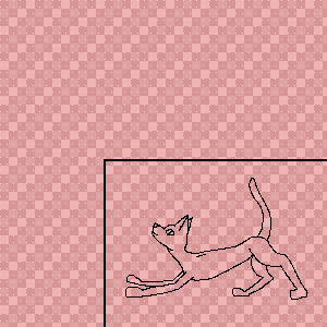 Pixel cat entry
