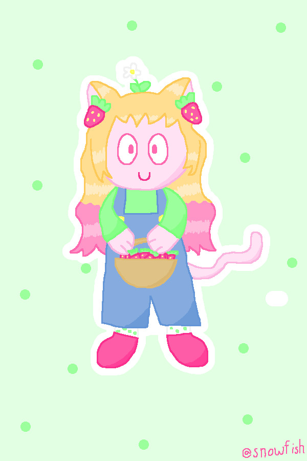 strawberry kitty