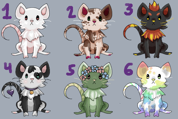 CLOSED: Mouse-Kitten (mitten) Adoptables PWYW Auction!