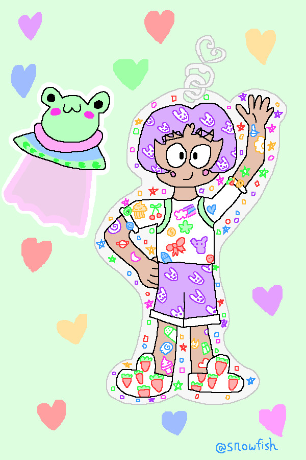 sparkles boy and space frog
