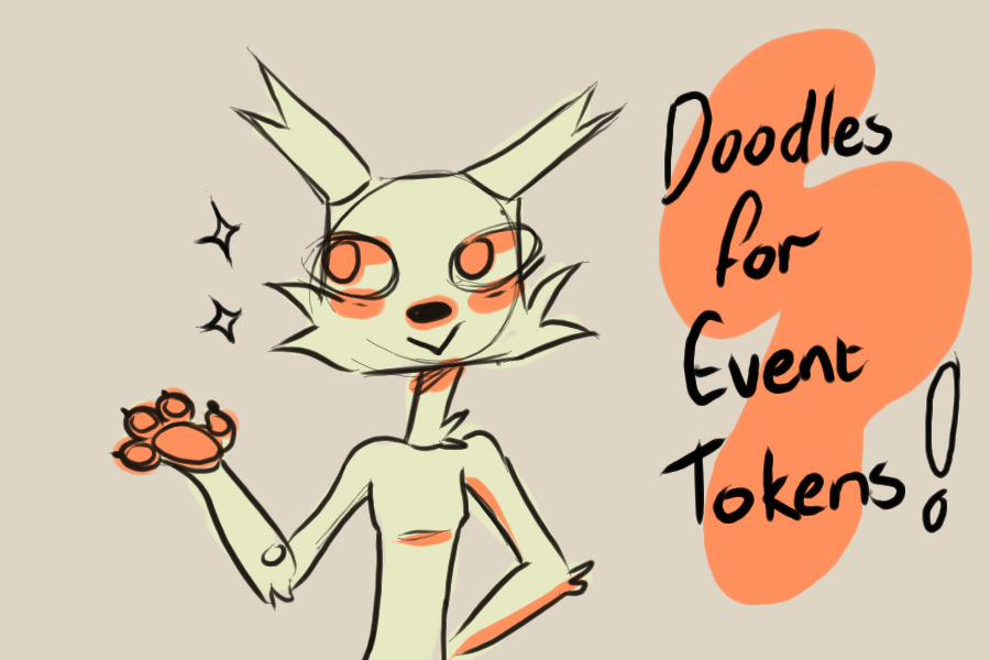 Doodles for event tokens! - Art Shop