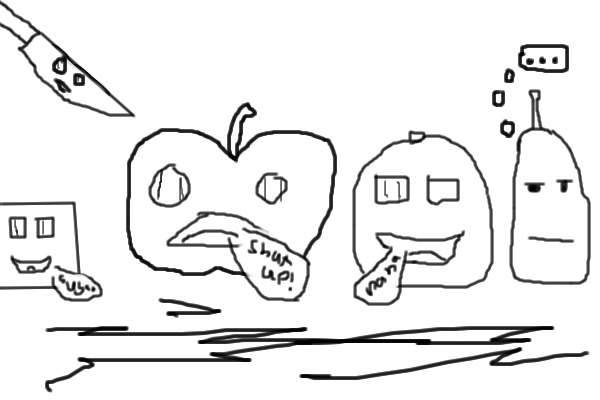 The annoying orange!