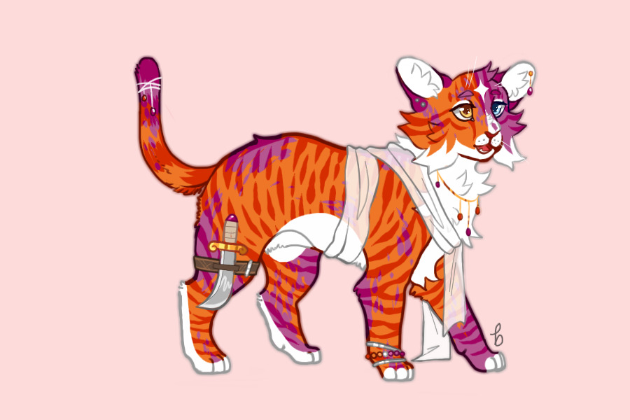 quirky;'s pride cat // MYO3#056