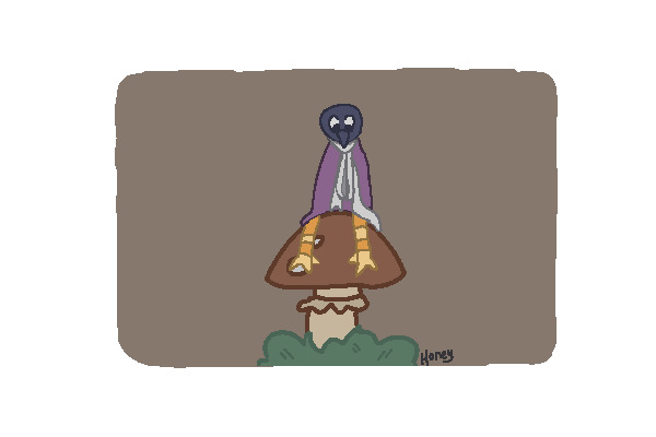 sittin on a mushroom