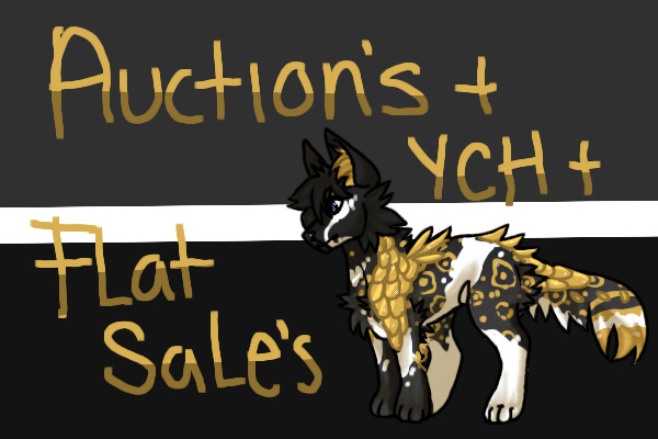 Auctions, YCH, and Flatsales