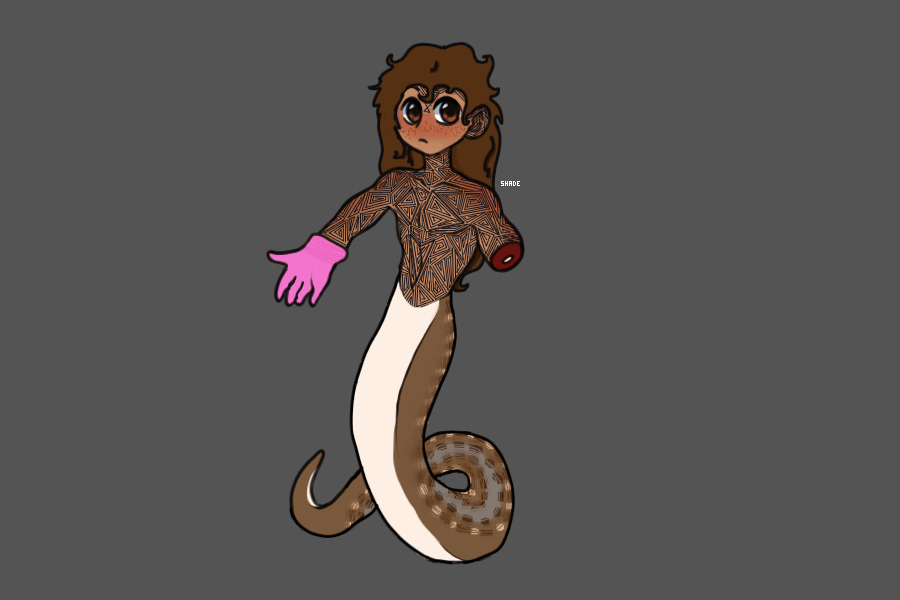Adopted dekay's snake girl