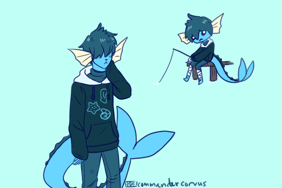 just a lil vaporeon dude :3