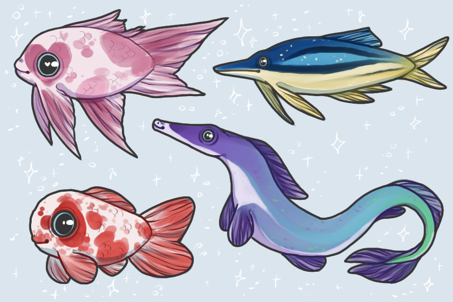 Fishy doodles