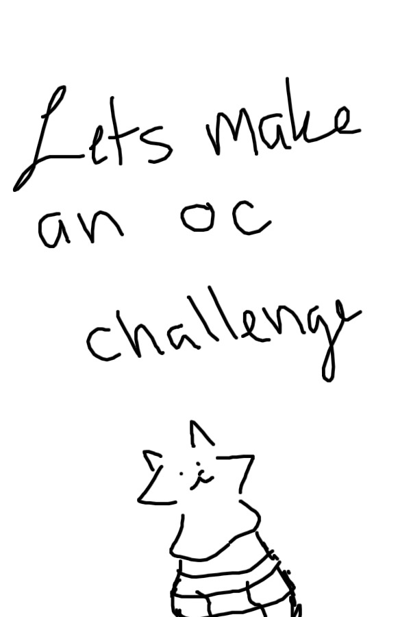 Let's make an oc