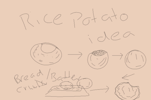 Potato rice Idea
