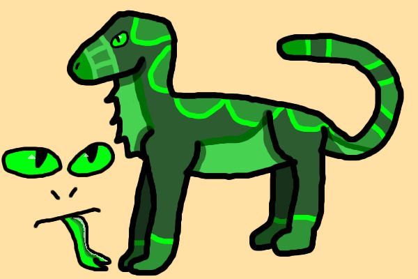 green dragon adoptable!