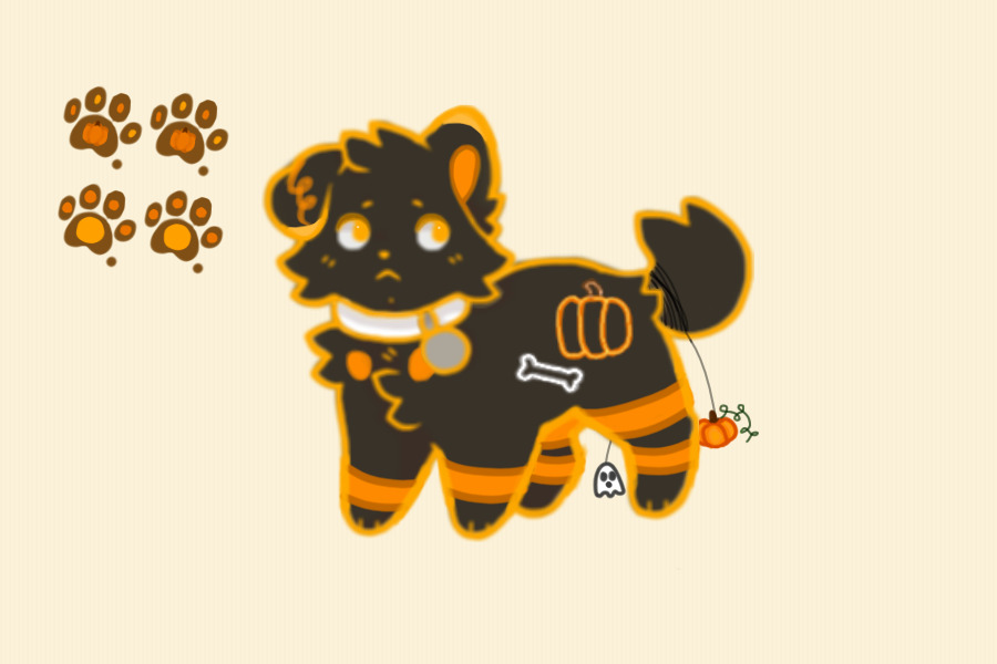 Pumpkin Dog