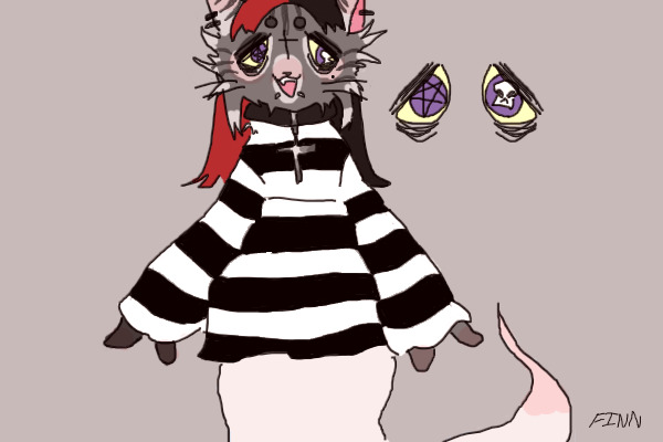 emo ghost kitty adopt :< CLOSED