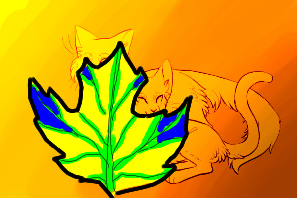 I made the leaf