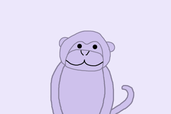 monkey plush editable