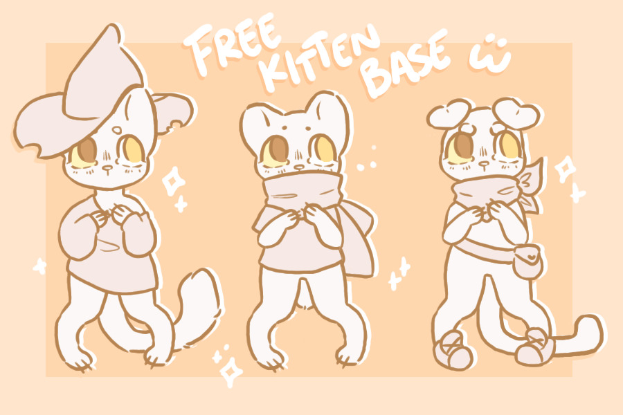 free kitten base