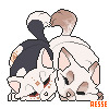 Pixel Cats - Pair 17 - CLOSED