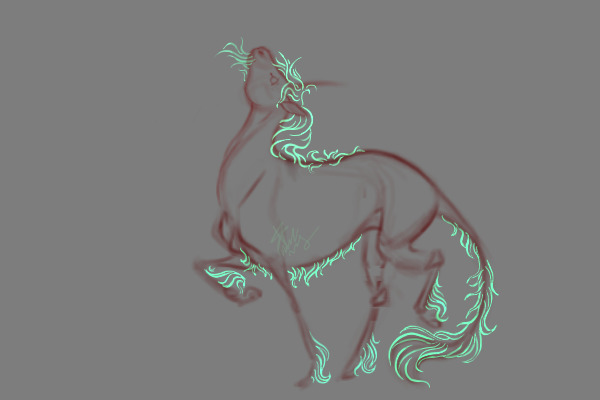 Unicorn sketch