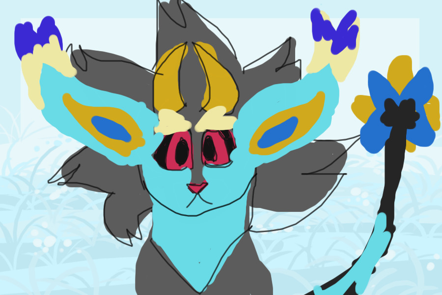 Luxray X Lopunny = Luxuray with bad cover