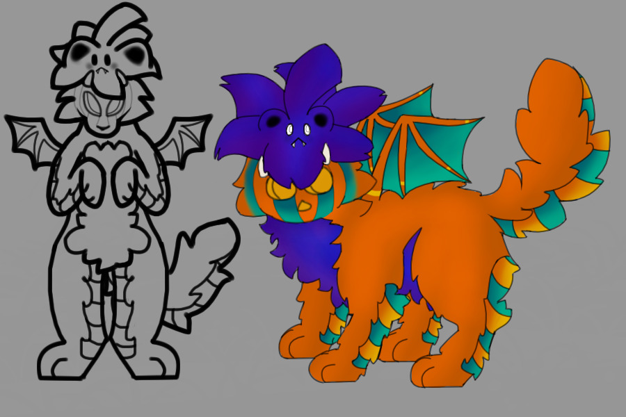 WIP Pumpkaboo X Luxray