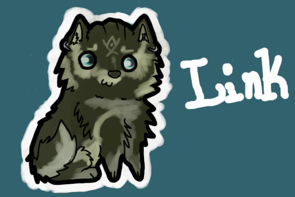 Link in wolf form