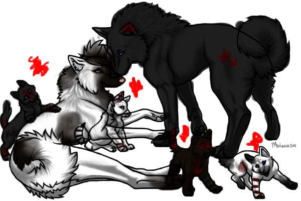 Lucky and Arrow's puppies