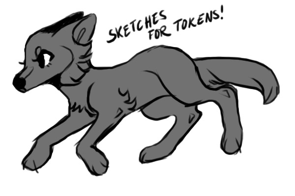 colored sketches for tokens - closed