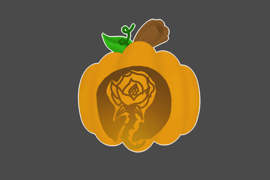 Rose pumpkin